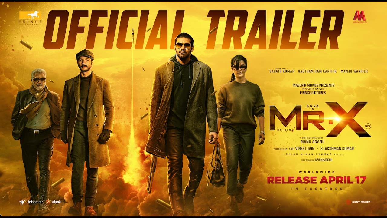 Poster of the Tamil movie Mr. X featuring lead actors.