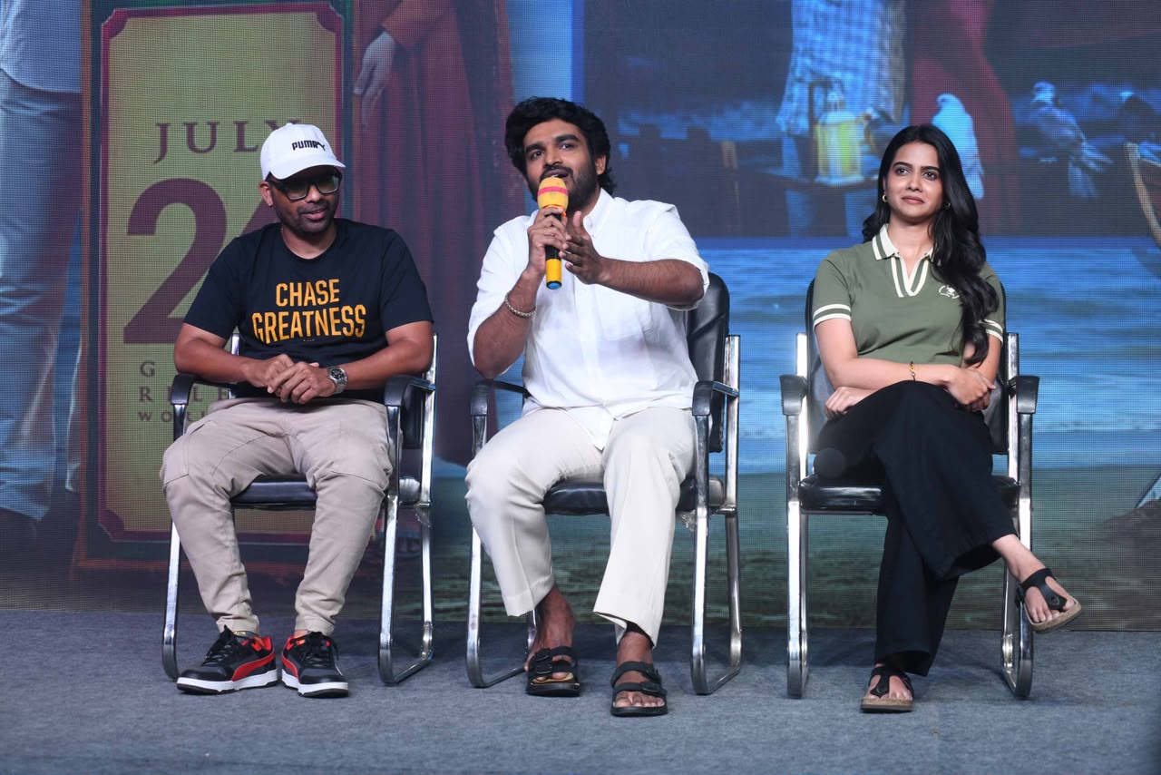 Chennai Love Story film team in Bangalore for promotions