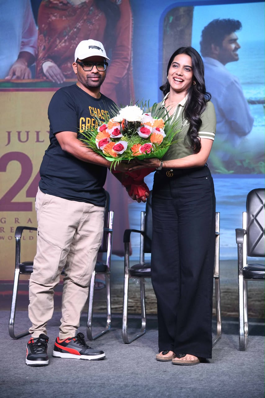 Chennai Love Story film team in Bangalore for promotions