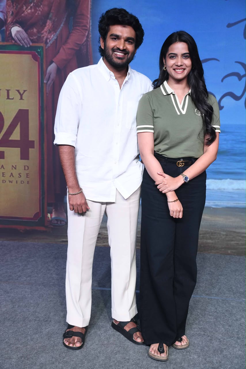 Chennai Love Story film team in Bangalore for promotions