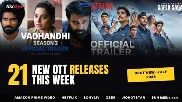21 New Kannada Movies & Series on OTT This Week (July 2026)