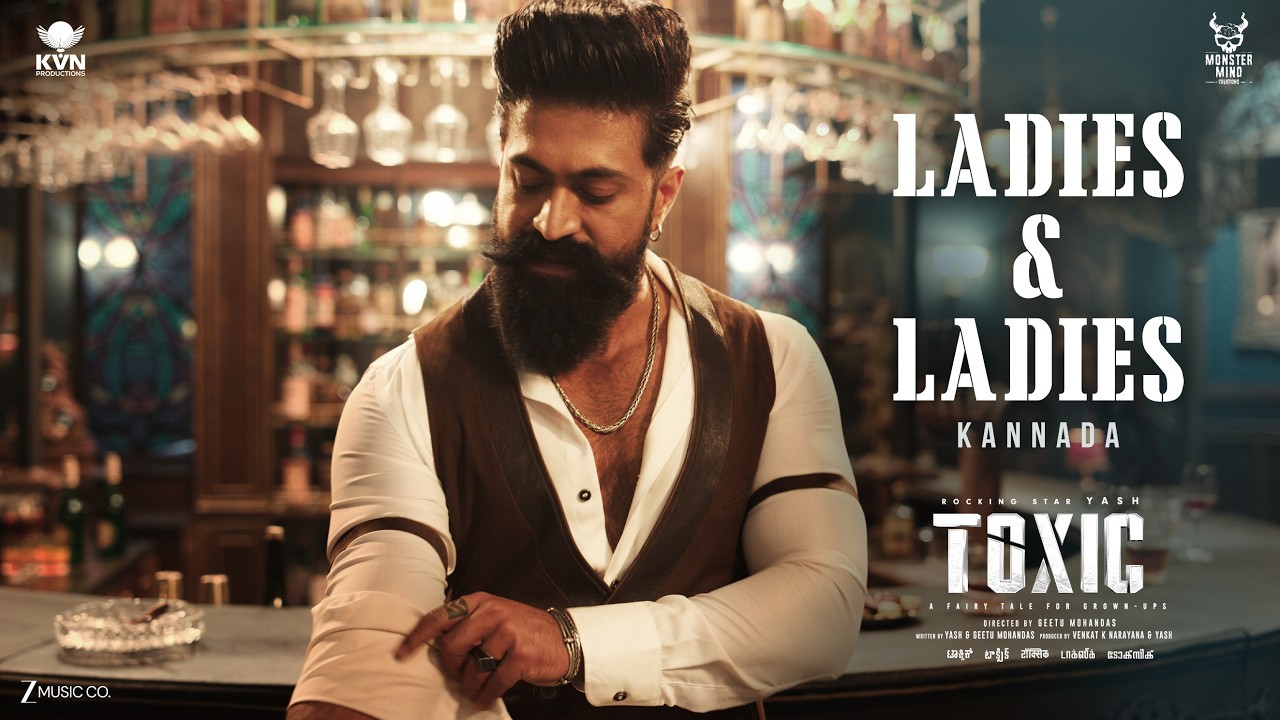 Yash, Nayanthara, Kiara Advani, Tara Sutaria, Huma Qureshi, and Rukmini Vasanth in Ladies & Ladies promo for Toxic Kannada movie