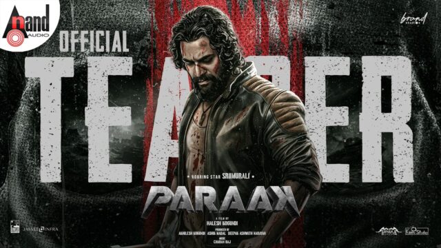 Paraak Teaser Out: Sriimurali’s Next Drops!