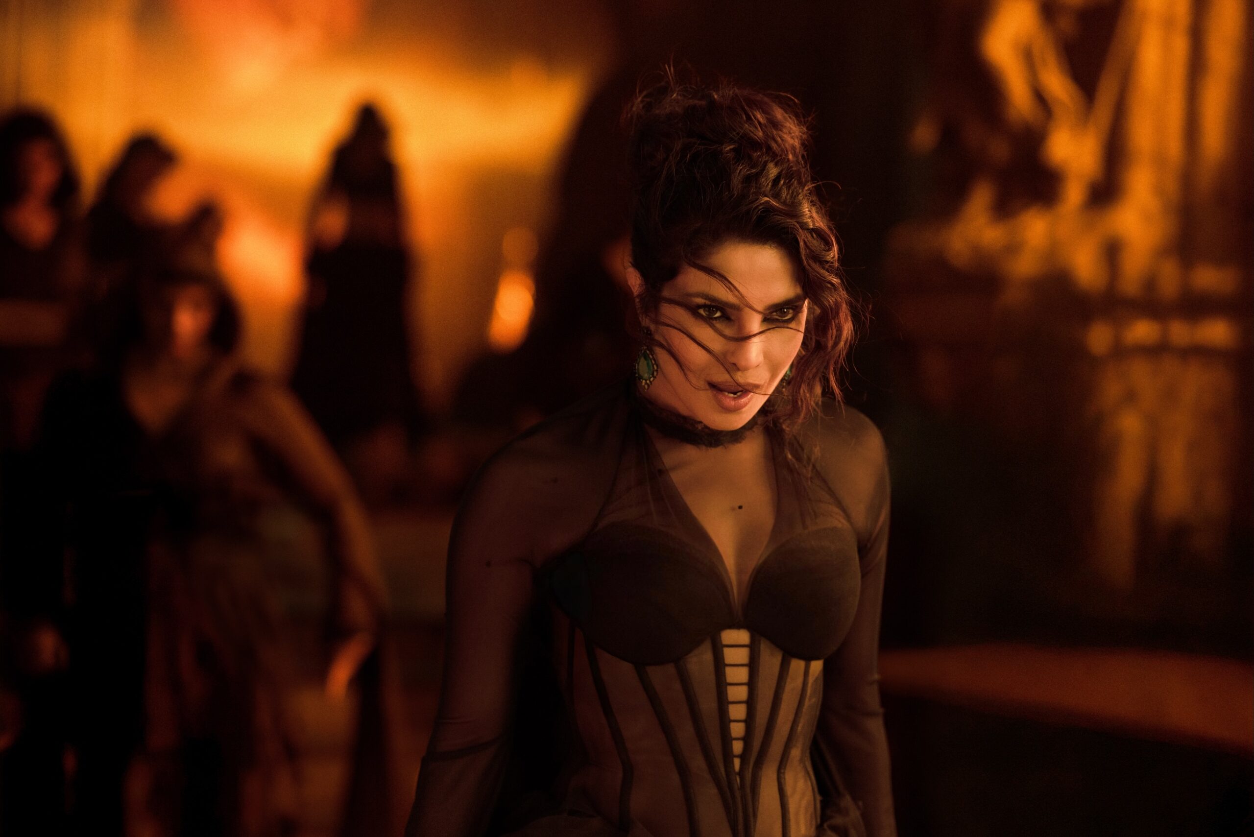 Priyanka Chopra in a fierce new look as Mandakini for the film Varanasi.